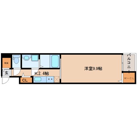 奈良駅 徒歩7分 2階の物件間取画像